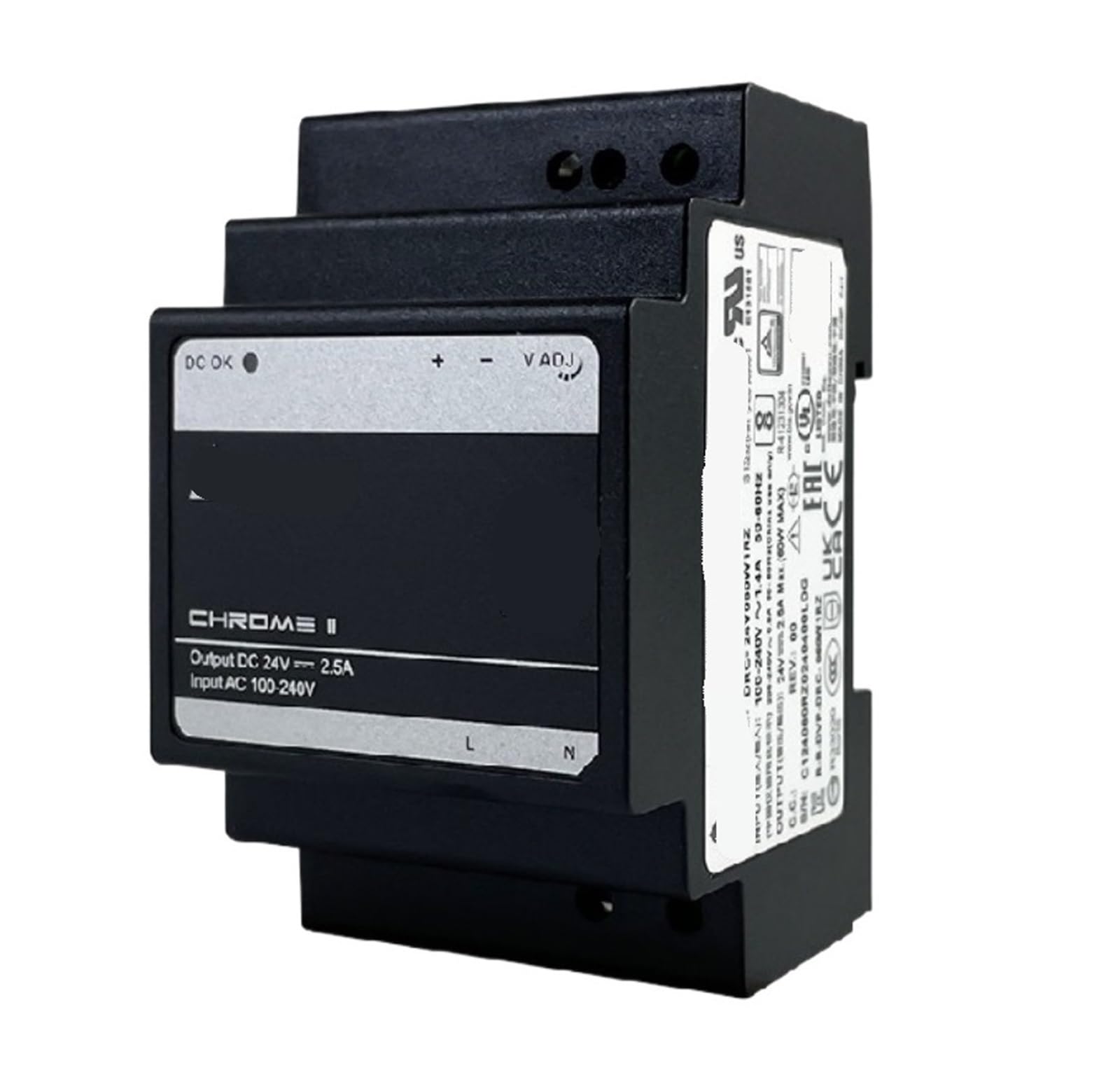 KSZHZYMGX DRC-24V060W1RZ Switching Power Supply | 24V 2.5A 60W | Industrial Power Supply