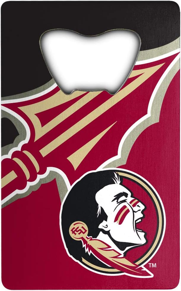 FANMATS 62574 Florida State Seminoles Credit Card Style Bottle Opener - 2” x 3.25