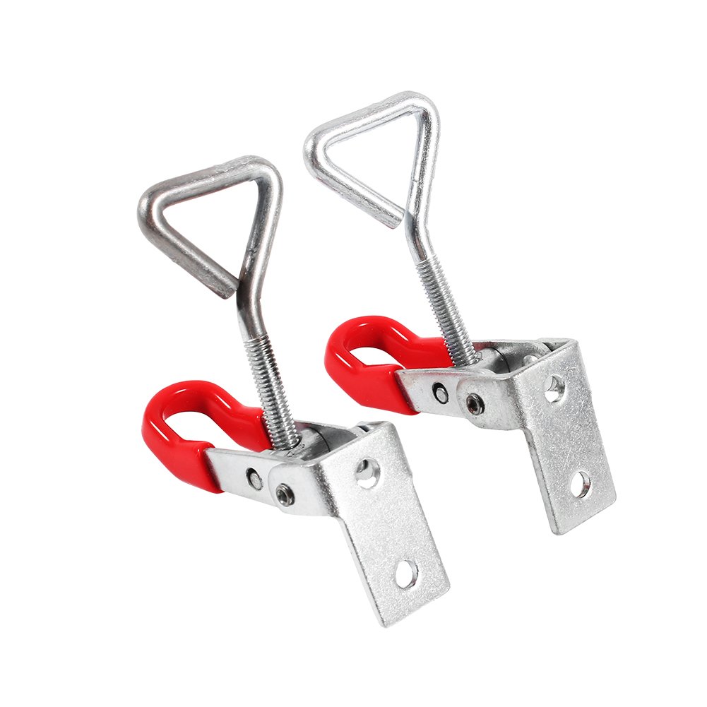 Lock Clamp, Heavy Duty Set of 2 Cabinet Boxes Lever Handle Toggle Power, Garden Hand Tools Hasp DK056 Catch Metal Drawer