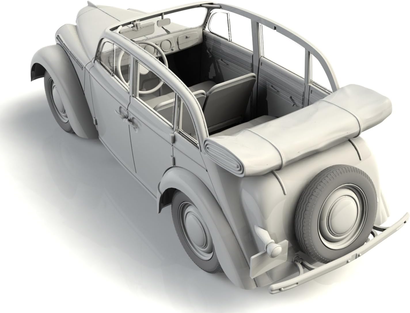 ICM ICM35484 1:35-Moskvitch-401-420A Soviet Passenger Car