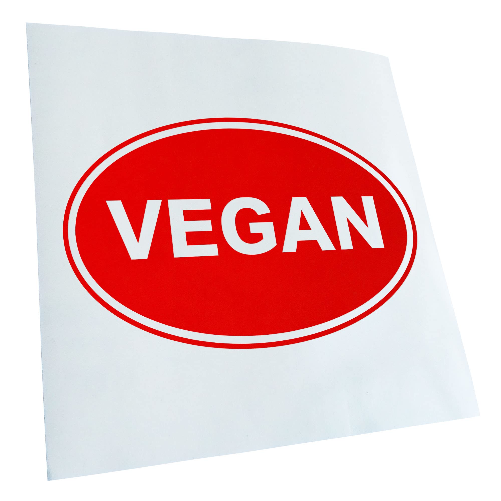 Vegan JDM Decal Racing Die Cut Sticker 17 x 11 cm