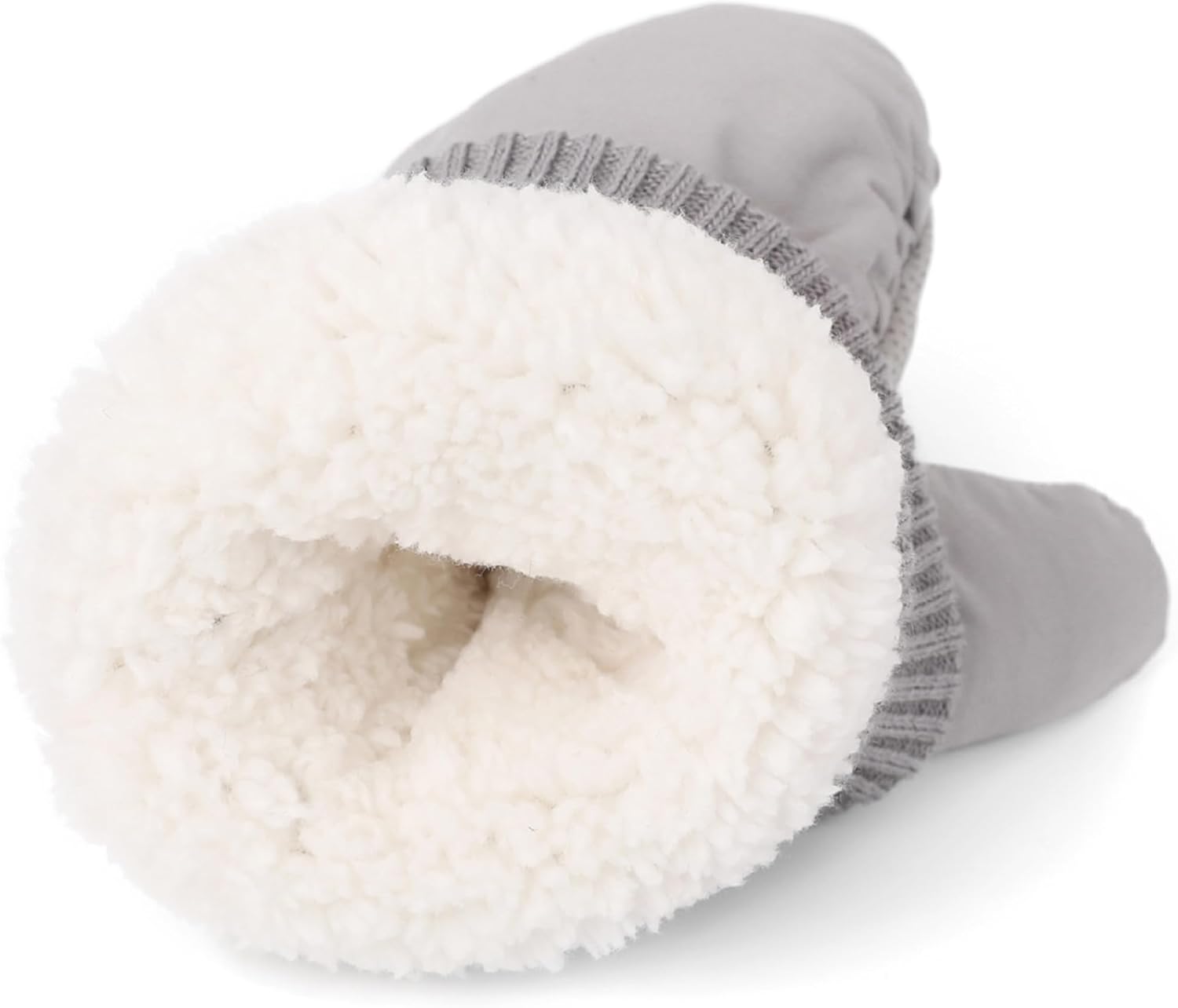 Kid Ski-Gloves with Anti-Slip PU-Palm Cold Weather Snow Mittens Thicken-Fleece Winter-Warm Waterproof for 4-8T - Image 3