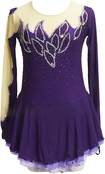 Figure Skating Dress ladies Women Breathable Competition Training Wear Handmade Performing Costumes