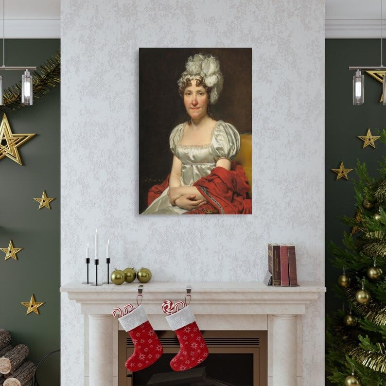 Affiches imprimées Jacques Louis David Madame David toile 20x30 - 3