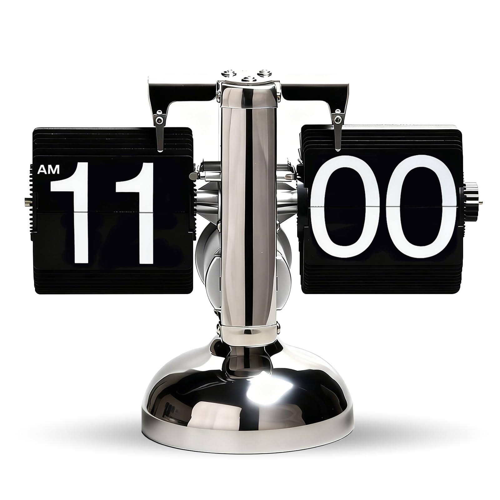 Orologio a libro retrò, con display digitale, meccanismo a ingranaggi e lati in PVC fatti a mano, design meccanico retrò, ideale per accessori per la casa e l'ufficio