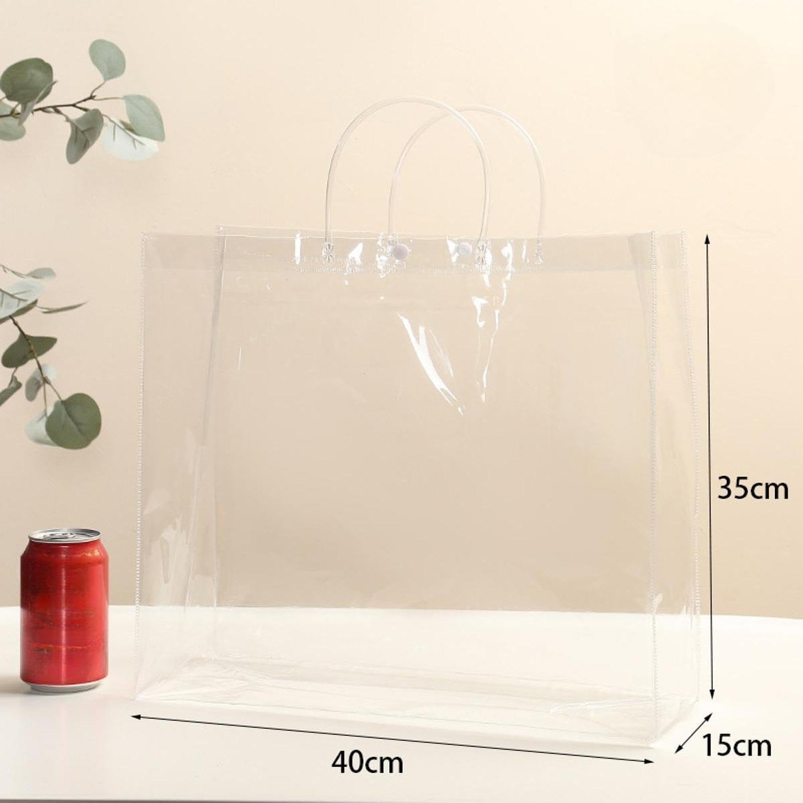 Colcolo 25 sachets cadeaux transparents pour bonbons, décorations, accessoires fête pour anniversaire, 40cm