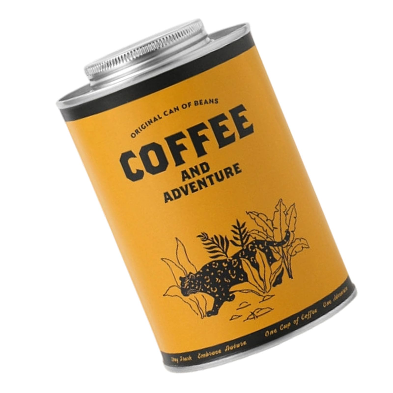 Kangnice Compact Garden Coffee Can Container Secure Sealing Lid Preserves Innovation for Home and Adventures Garden Coffee Jar