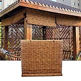 LMDX Bamboo Roll Up Window Blind Outdoor Shades, Ventilation, Breathable, Privacy Protection,...