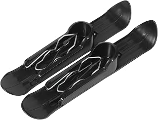 Kids Snow Scooter Ski Sled Plastic Black Xmas