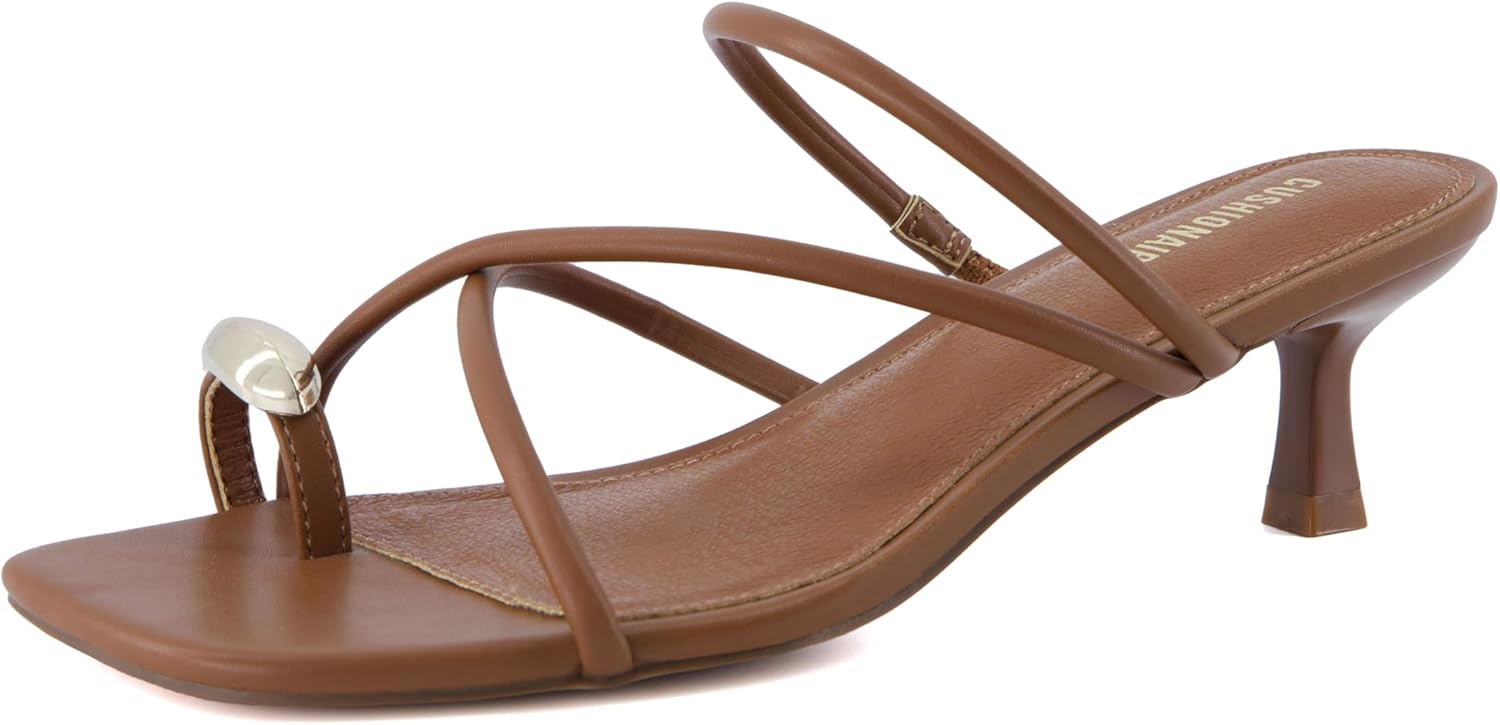 CUSHIONAIRE Women's Sandals - Vegan Leather Comfort