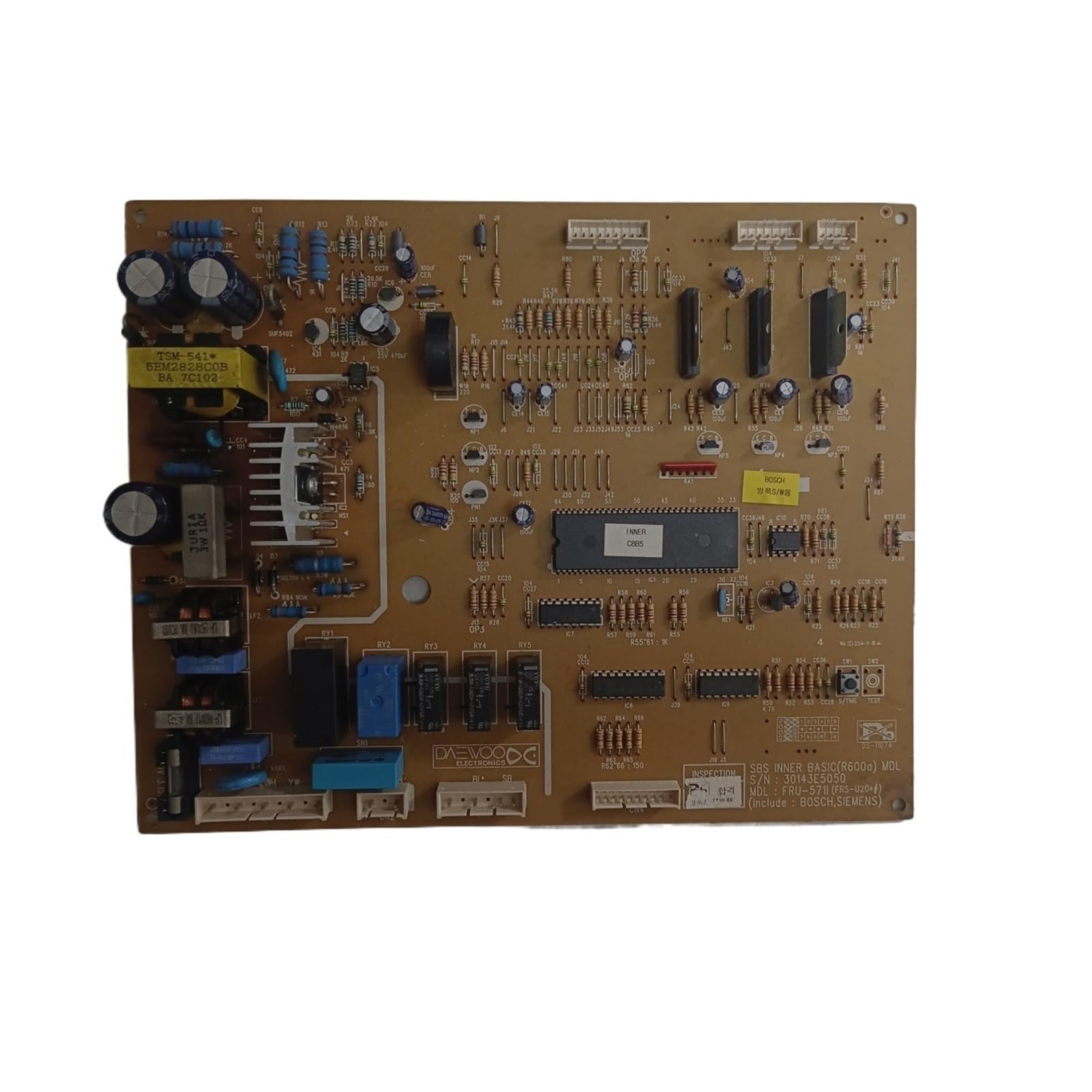 Carte d'alimentation FRU-573B pour réparer un frigo Bosch