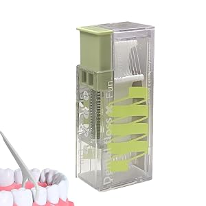 Floss Pick Case - Floss Pick Holder Teeth Cleaning Tools Floss Pick Dispenser Portable Automatic Flosser Storage Box