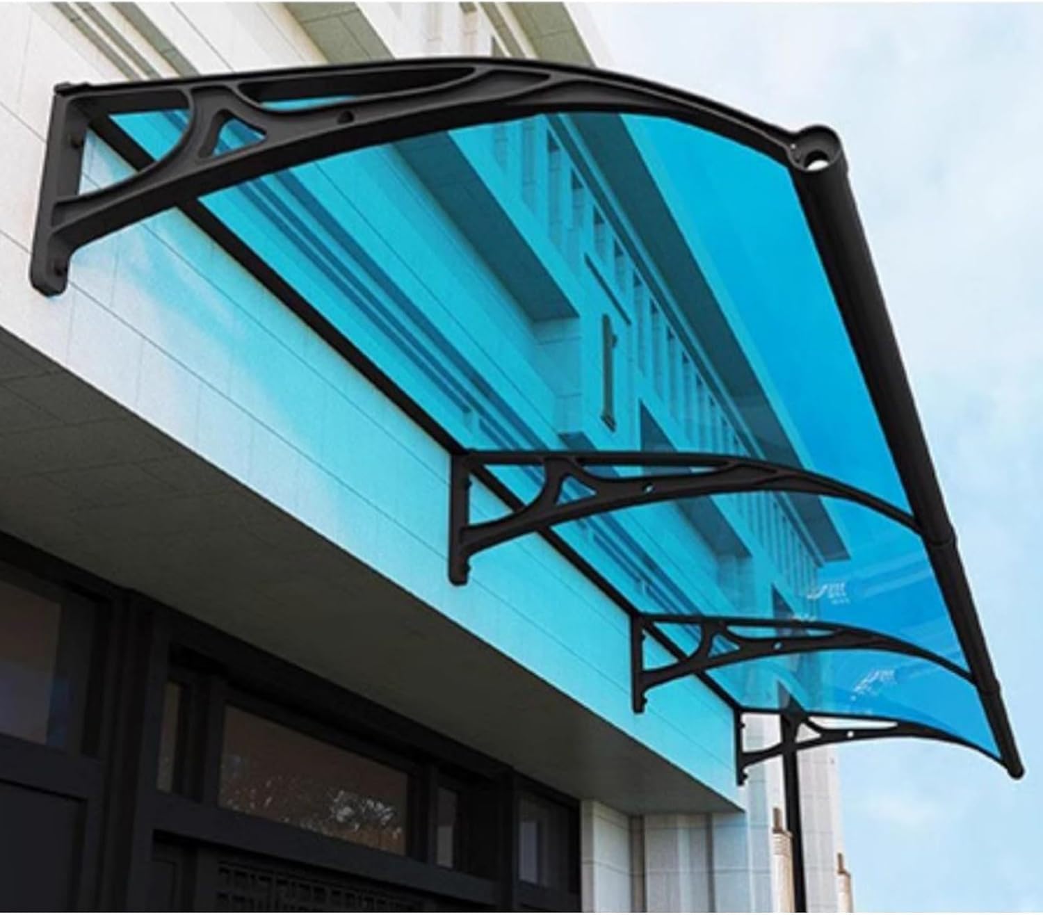 Abri d'extérieur en aluminium et polycarbonate pour jardin et porche