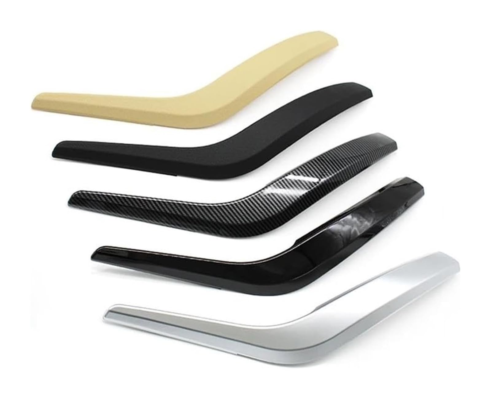 Maniglia Porta Interna Per BMW X1 E84 2010-2016 Set 4 Maniglie Interne Per Portiera Anteriore Posteriore Sinistra E Destra Rivestimento Esterno(Nero)