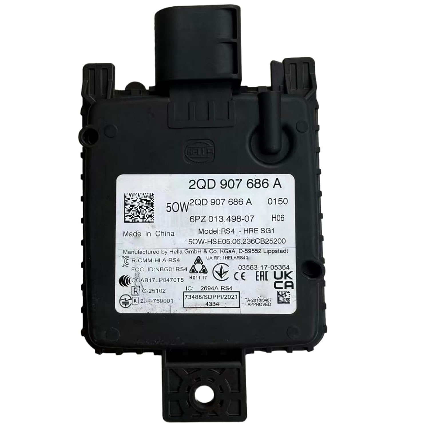 2QD907686A Blind Spot Radar Sensor Compatible with Volkswagen