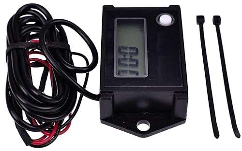 Miniatura 3 de LSSOCH Nuevo tacómetro digital RPM RPM de 12 V, medidor de horas, compatible con medidor de tacómetro de 2 tiempos o 4 tiempos con recuperación
