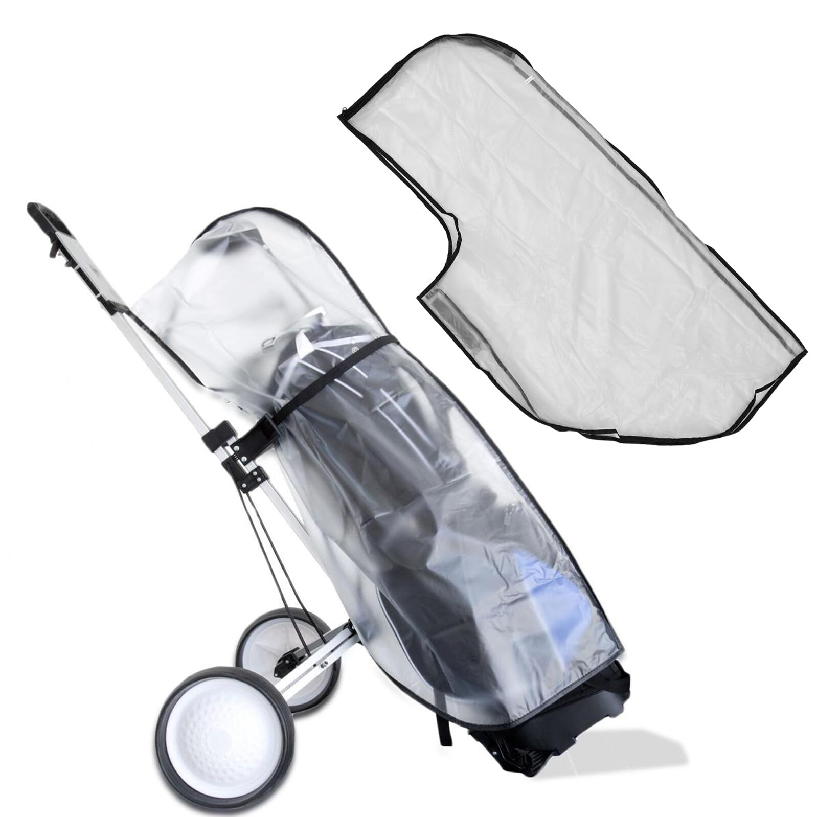 Funda de Lluvia para Bolsa, Cubierta Transparente Ligera Portátil