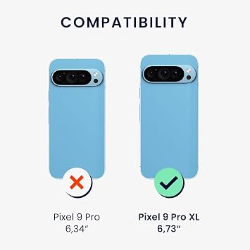 kwmobile Case for Google Pixel 9 Pro XL Case - Protective Slim TPU Phone Cover - Soft Matte Finish - Fruity Orange