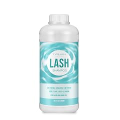 600ml Lash Shampoo Bulk Eyelash Cleanser for Extensions Safe Makeup Remover Non-irritating or Burning Formula Eyelid Foaming Cleanser