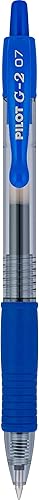 Miniatura 6 de Pilot - Bolígrafos en gel G2 con punta rodante recargables y retráctiles de alta calidad punta fina tinta azul paquete de 12 unidades 31021