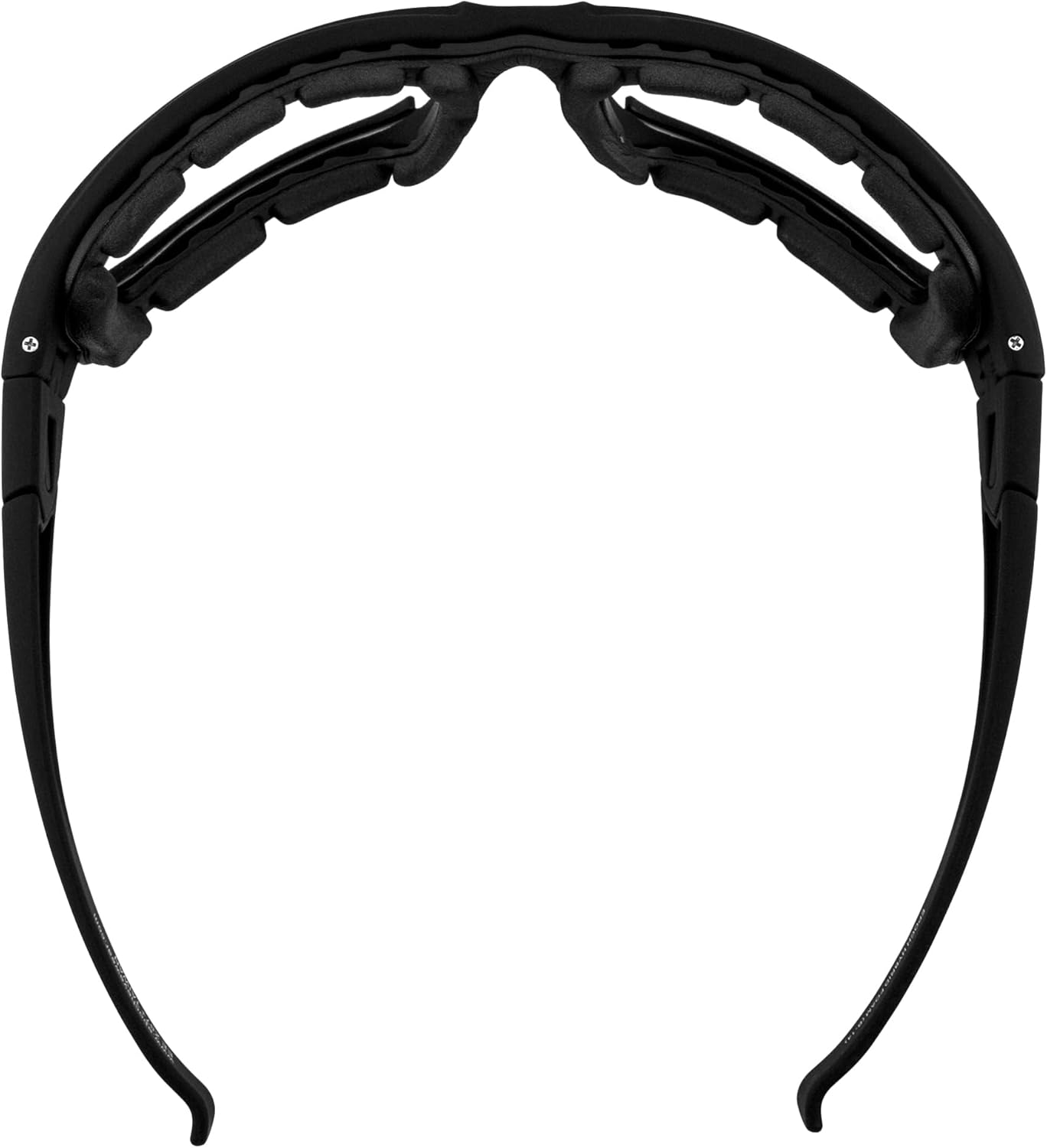 EPOCH Eyewear Hybrid Motorcycle Sunglasses Black Frames w/Clear Lens ANSI Z87.1+