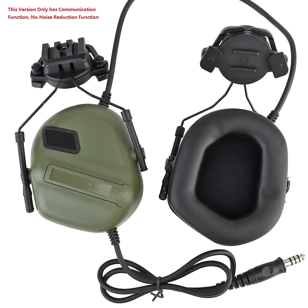 Auriculares de Casco Táctico con Adaptador de Riel de Casco Militares Fast Casco de Accesorios por Airsoft Paintball Disparar