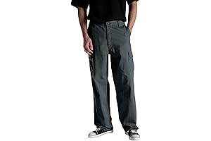 Dickies Loose-Fit Cargo Work Pants: Comfort and Durability for Men