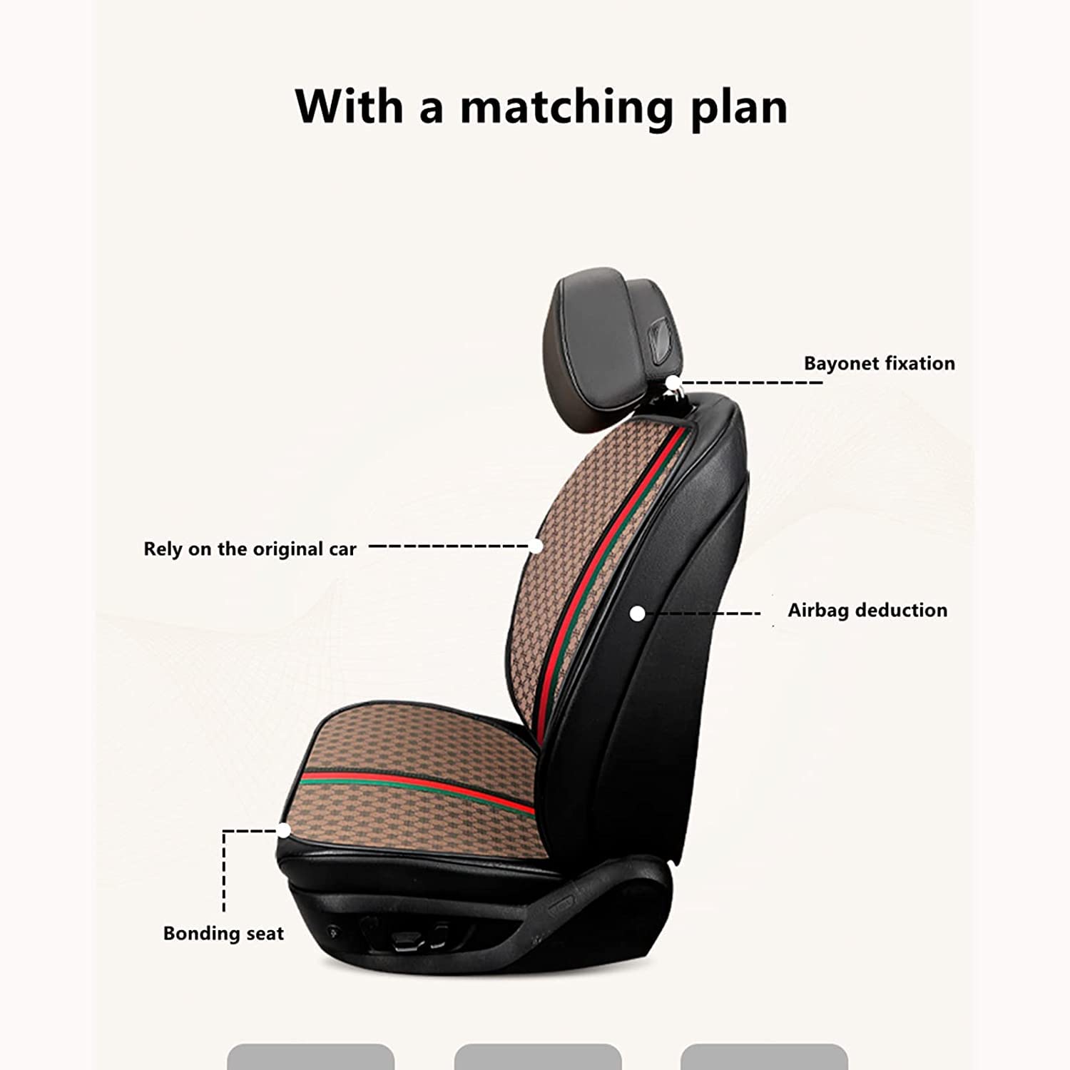 Per M&AZDA B-Series Protezioni per Auto, Coperture per Seggiolino Auto Set Universale Cuscino Auto Set Set di Accessori Auto Traspirante Pad Interno.