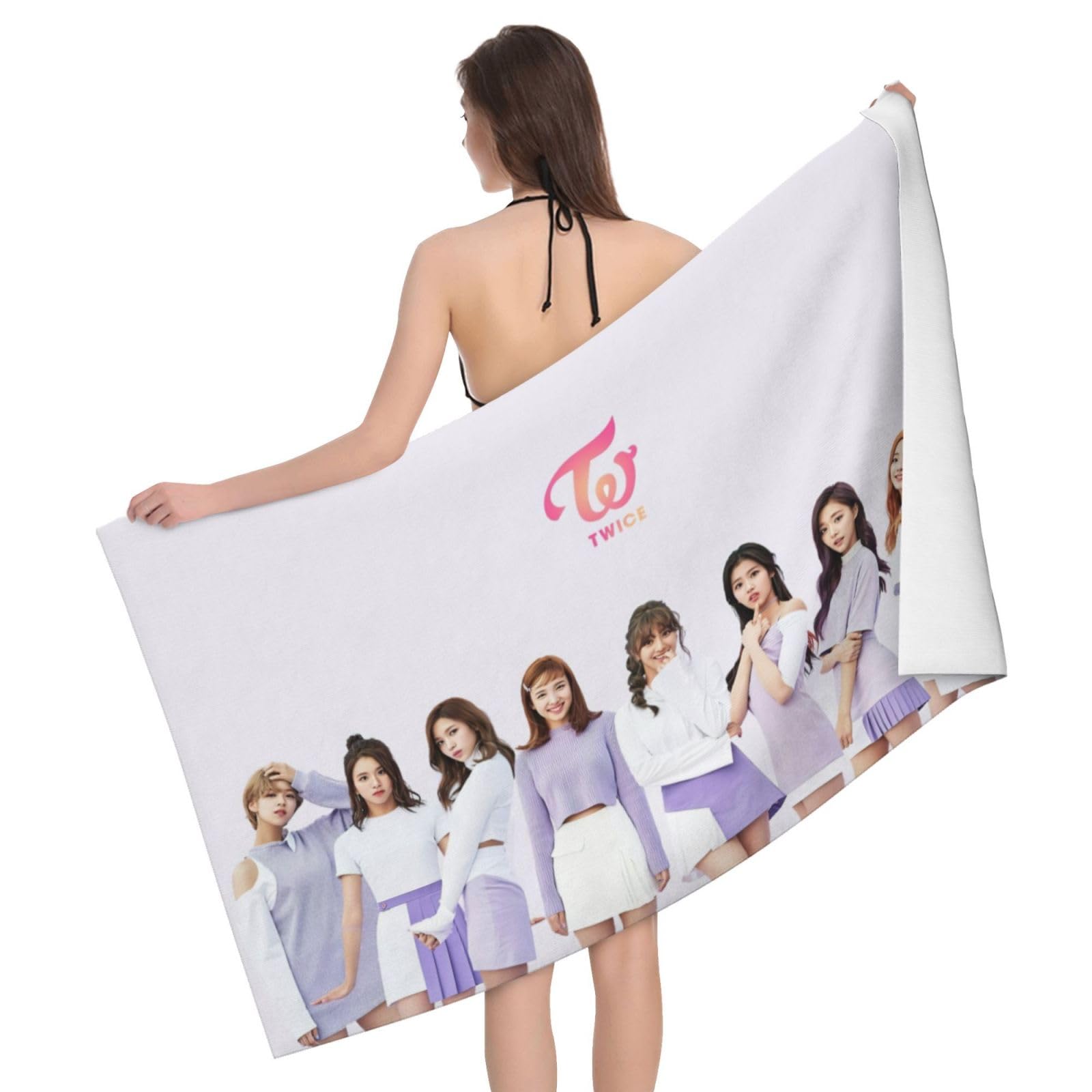 Amazon｜Twice バスタオル マイクロファイバー タオル 大判 ふわふわ