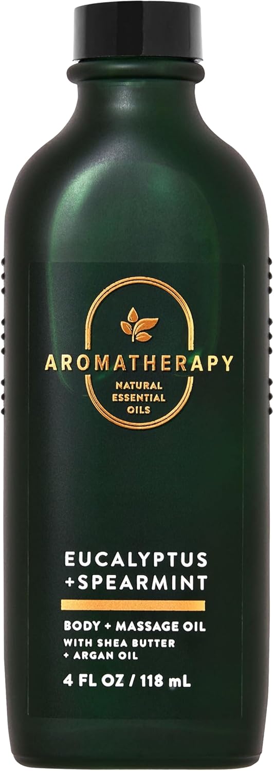 Bath and Body Eucalyptus Spearmint Body & Massage Oil – 4 FL Oz