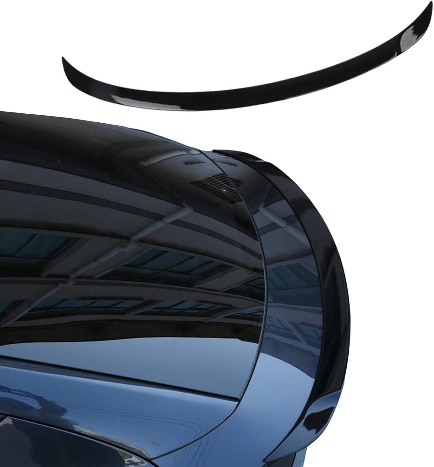 Rear Spoiler for Tesla Model Y Juniper 2025-2026 - ABS Wing, Aerodynamic Design, No-Drill Installation, Matte Black Rear Trunk Lip for Model Y Juniper Exterior Accessories