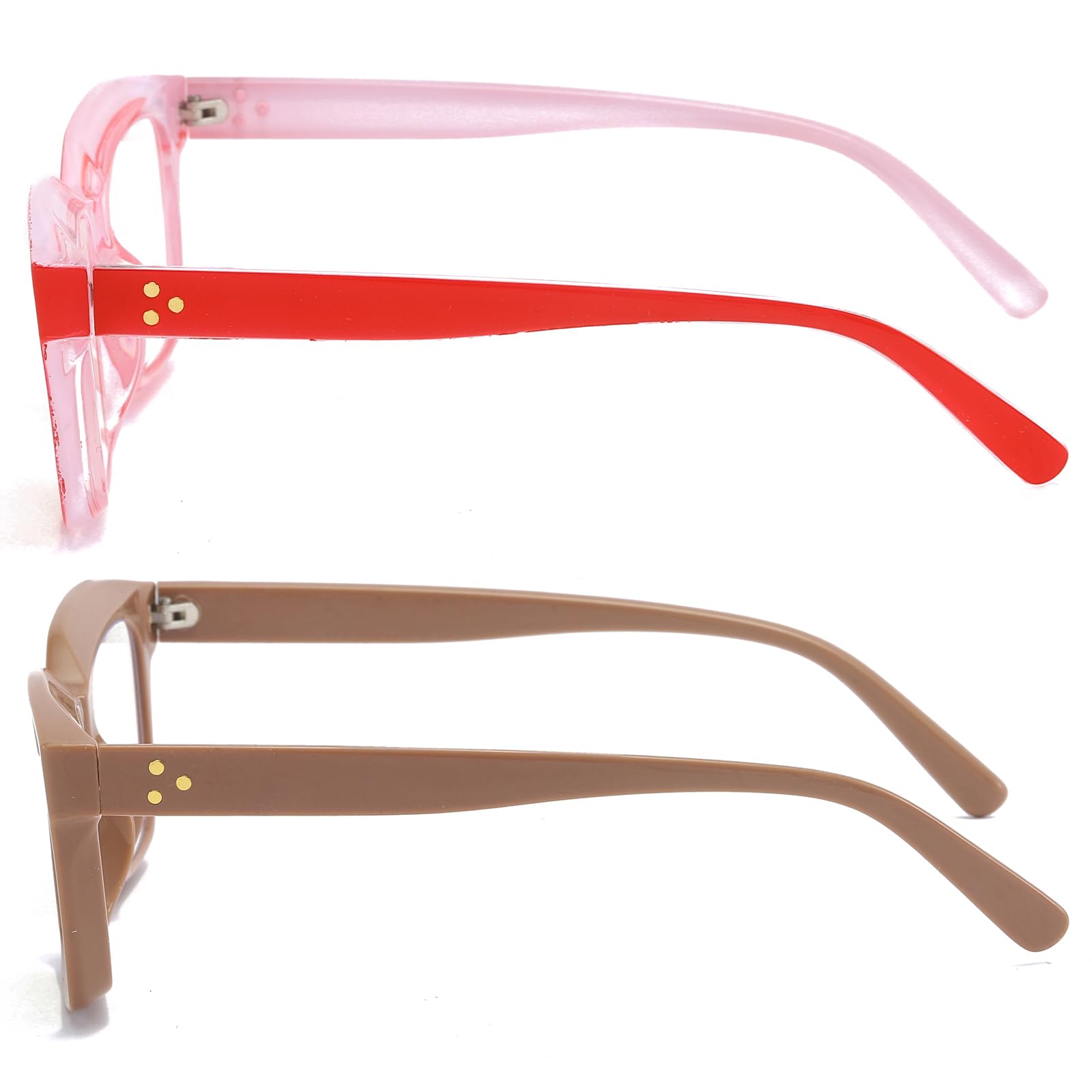 Eyeglass - Juego de 2 gafas de lectura para mujer, estilo retro