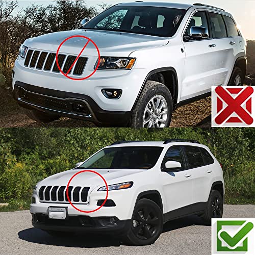 Parrilla de parachoques delantero para Jeep Cherokee 2014-2018 que renueva tu cubierta central 3