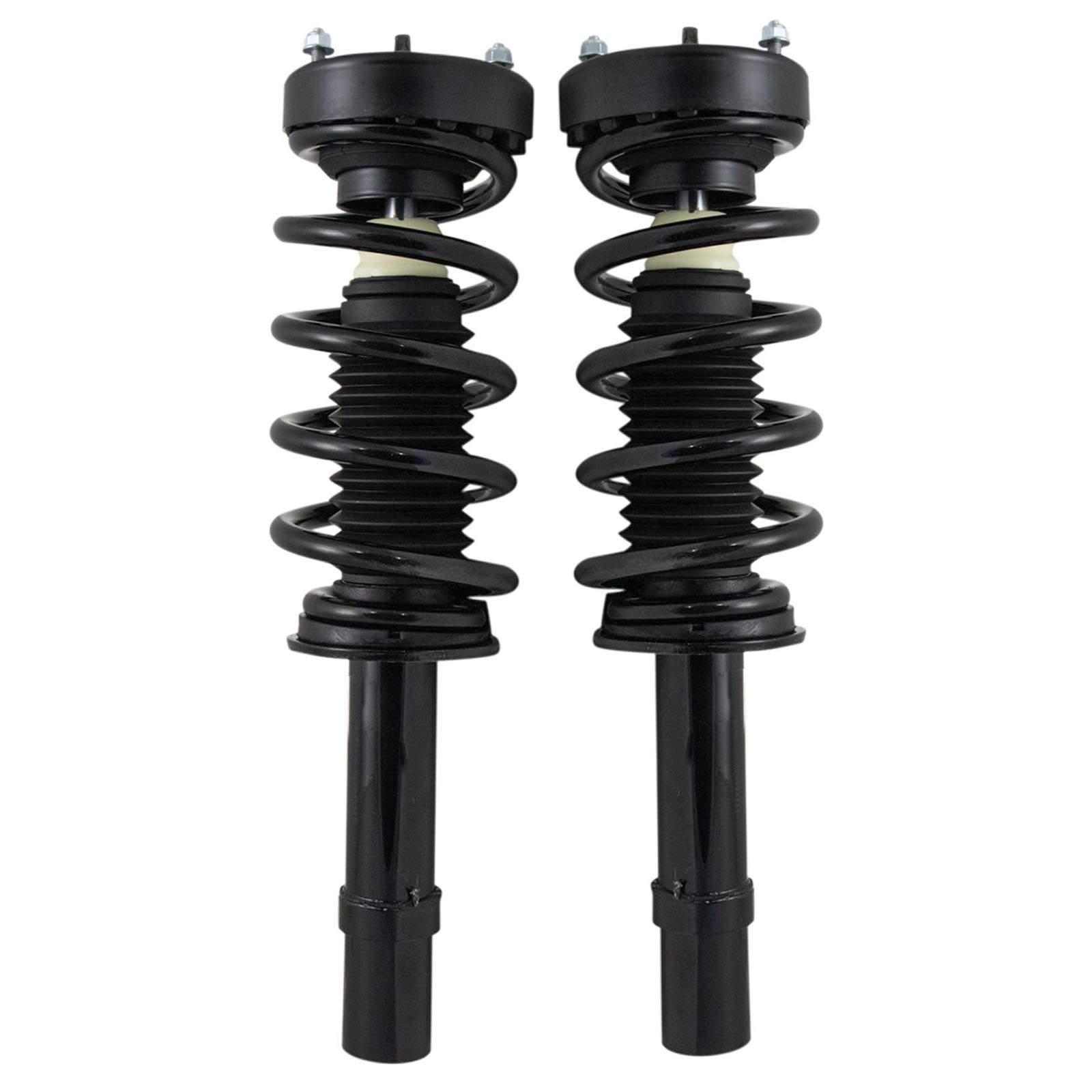 TRQ Front Complete Loaded Strut & Spring Assembly Pair Set 2 Piece for 2012-2017 Chrysler 300 V6 3.6L / 2012-2017 Dodge Charger V6 3.6L / AWD Models Only