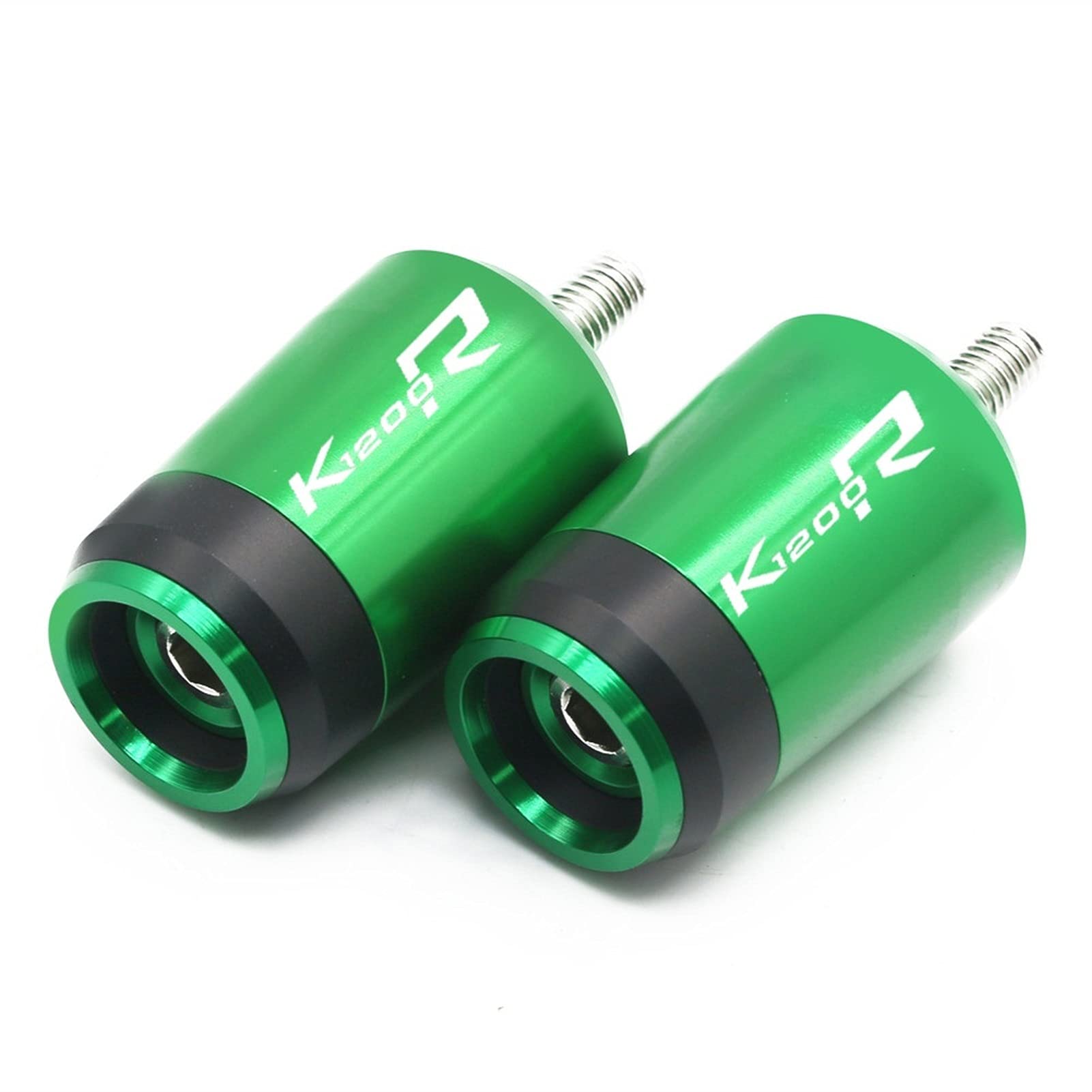 Embouts de guidon de moto K1200R K1200S curseurs de contrepoids de précision vert