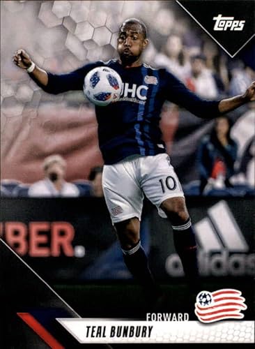 Miniatura 1 de 2019 Topps MLS #32 Teal Bunbury New England Revolution Official Major League Soccer Card in Raw (NM or Better) Condition