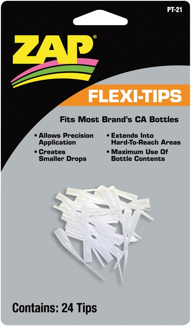 Pacer Technology (Zap) Flexy-Tips 24 Adhesives