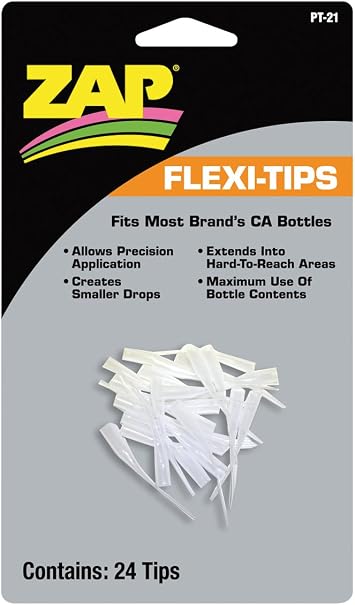 Pacer Technology Zap Flexy-Tips 24 Adhesives