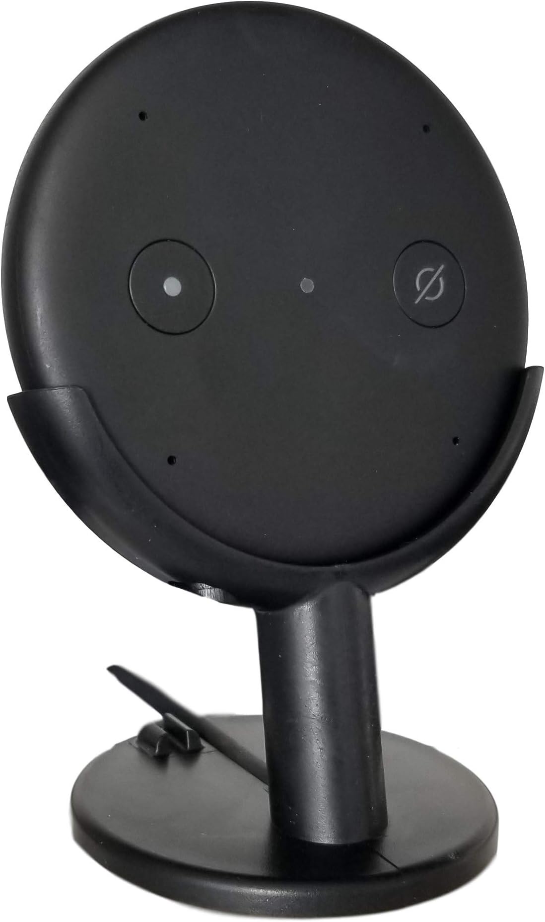 Dot Genie Echo Input Mount Stand Pedestal for Home Theater. Improves Microphone Response. Improves Visibility. Improves Appearance (Black)