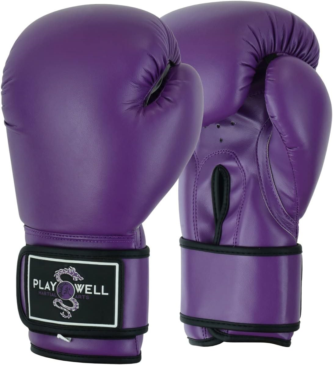 Ladies Beginners Purple Plain Boxing Sparring Pad Work Gloves