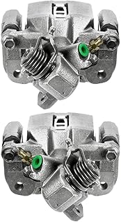 AutoShack BC30232PR Rear Brake Calipers Assembly Pair Set of 2 Driver and Passenger Side Replacement for 2006-2015 Honda Civic 2006-2009 2010 2011 Acura CSX 2013-2018 ILX 1.3L 1.5L 1.8L 2.0L 2.4L FWD