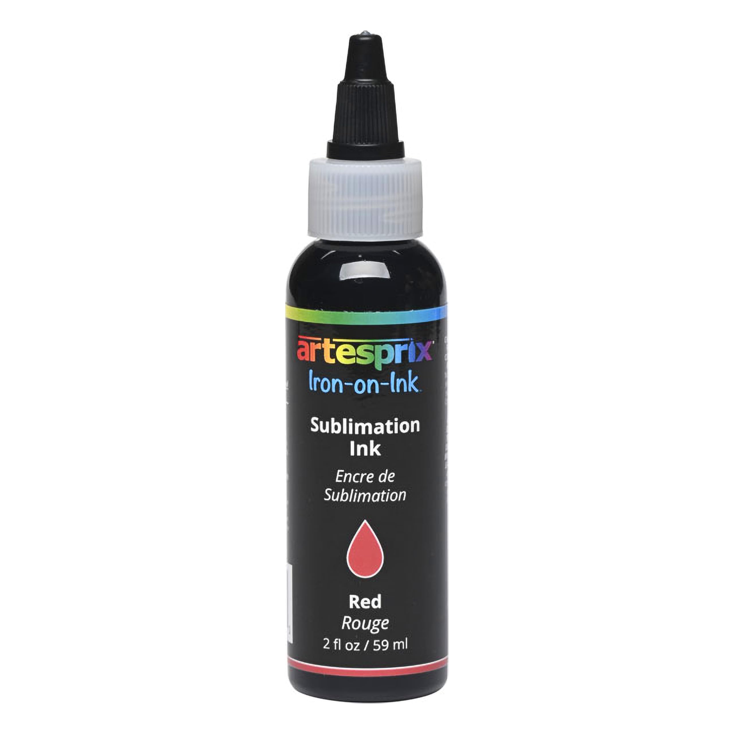 Artesprix Sublimation Ink for Crafting, Painting, Stamping, & Air Brush, Red, 2 fl. Oz.