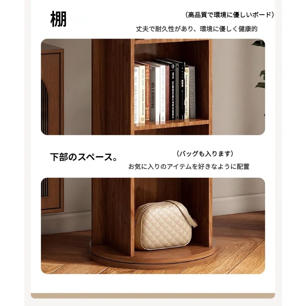 Amazon.co.jp: Tcrciuk 姿見鏡 全身鏡 収納付きスタンドミラー 360