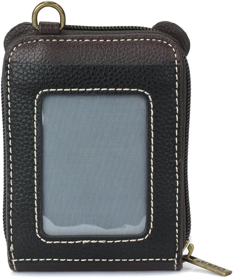 CHALA RFID Cute-C Credit Card Holder Wallet Wristlet - Women Faux Leather Cute-C with Strap - Image 4