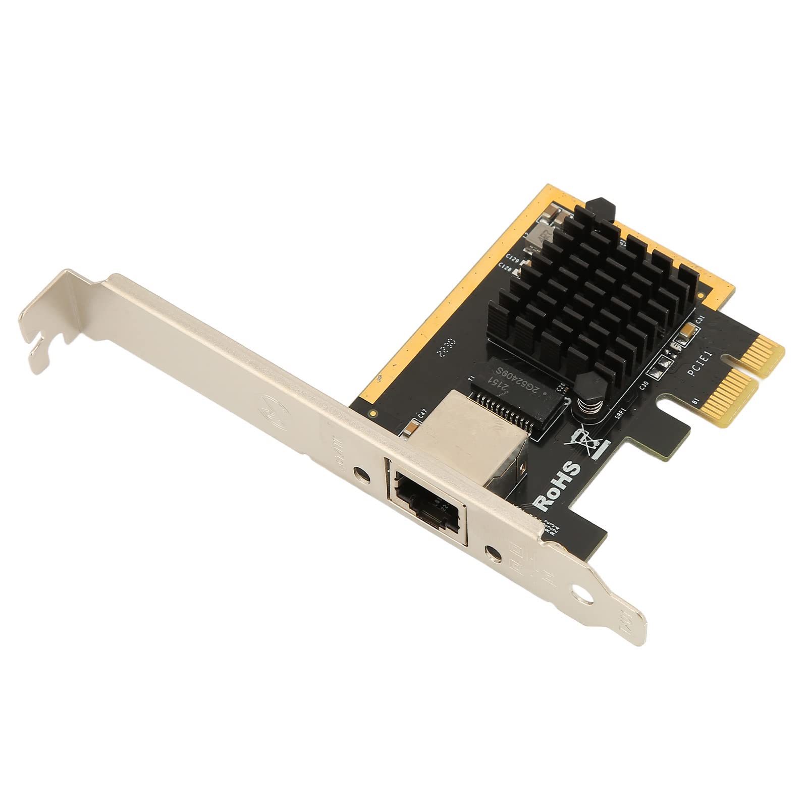 Scheda Ethernet PCIE, Velocità Dati 2,5 Gbps, Tecnologia 2,5 Gbase T, Corpo Dual Link e Adattivo Semi Dual Link, per PCIE X1, X2, X4, X8, X16 Adatto per Windows
