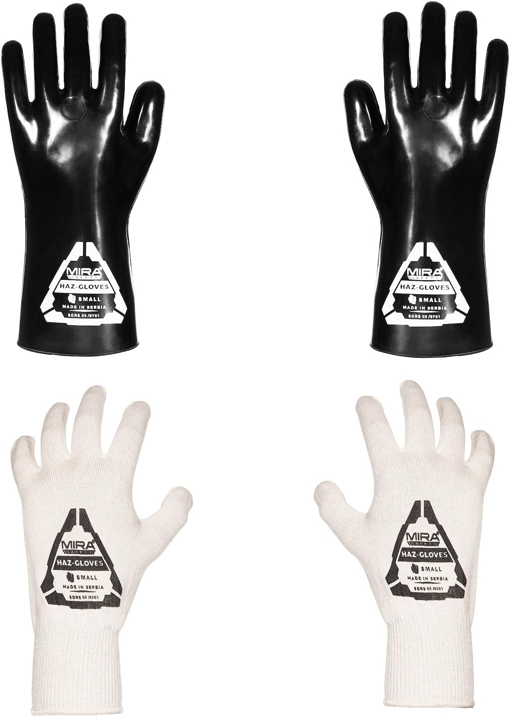 MIRA SAFETY M CBRN Butyl Gloves Heavy Duty