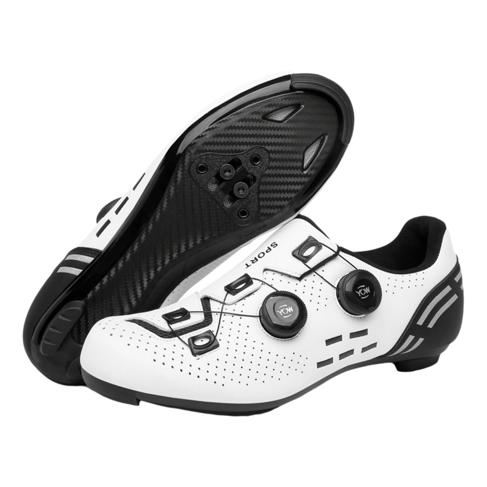 Buty rowerowe, męskie buty kolarskie, buty kolarskie szosowe, męskie buty kolarskie, antypoślizgowe buty rowerowe, odblaskowe paski, oddychające, uniseks