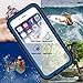 Cozycase Waterproof Case for iPhone 8 /iPhone 7, Shockproof Full-Body Rugged Case with Built-in Screen Protector for Apple iPhone 8/7 / SE2020 -(Blue)