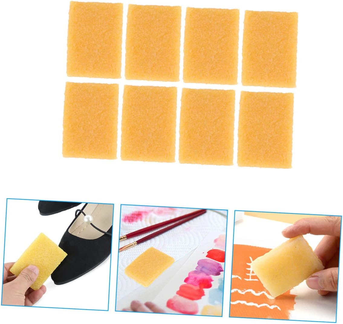 Uonlytech 8Pcs Lightweight Rubber Eraser Masking Fluid Removal Tool for Art Painting Cleaner with Concave Surface for Easy Adhesive Residue Cleaning and Precise Use