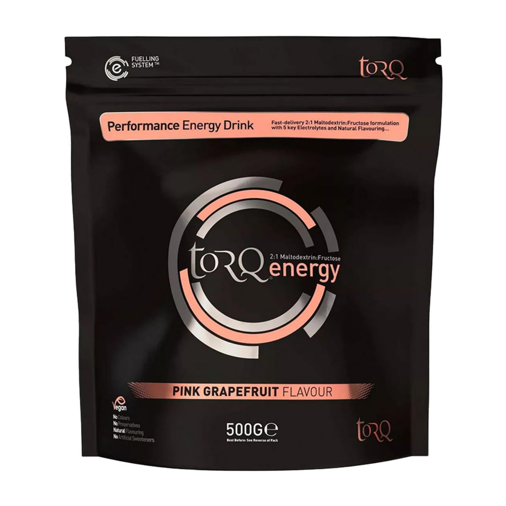 TORQ ENERGY DRINK NATURAL PINK GRAPEFRUIT 500G